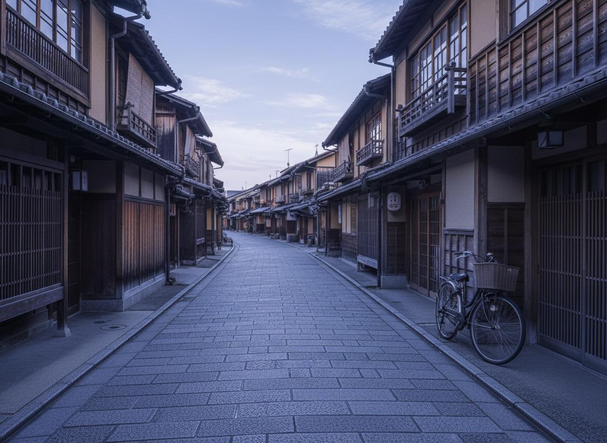 Gion Dawn Backstreets